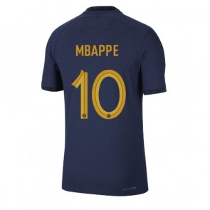 Frankrike Kylian Mbappe #10 Hemmatröja VM 2022 Kortärmad